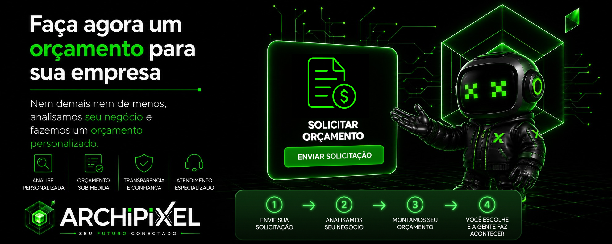 Projetos digitais desenvolvidos pela Archipixel